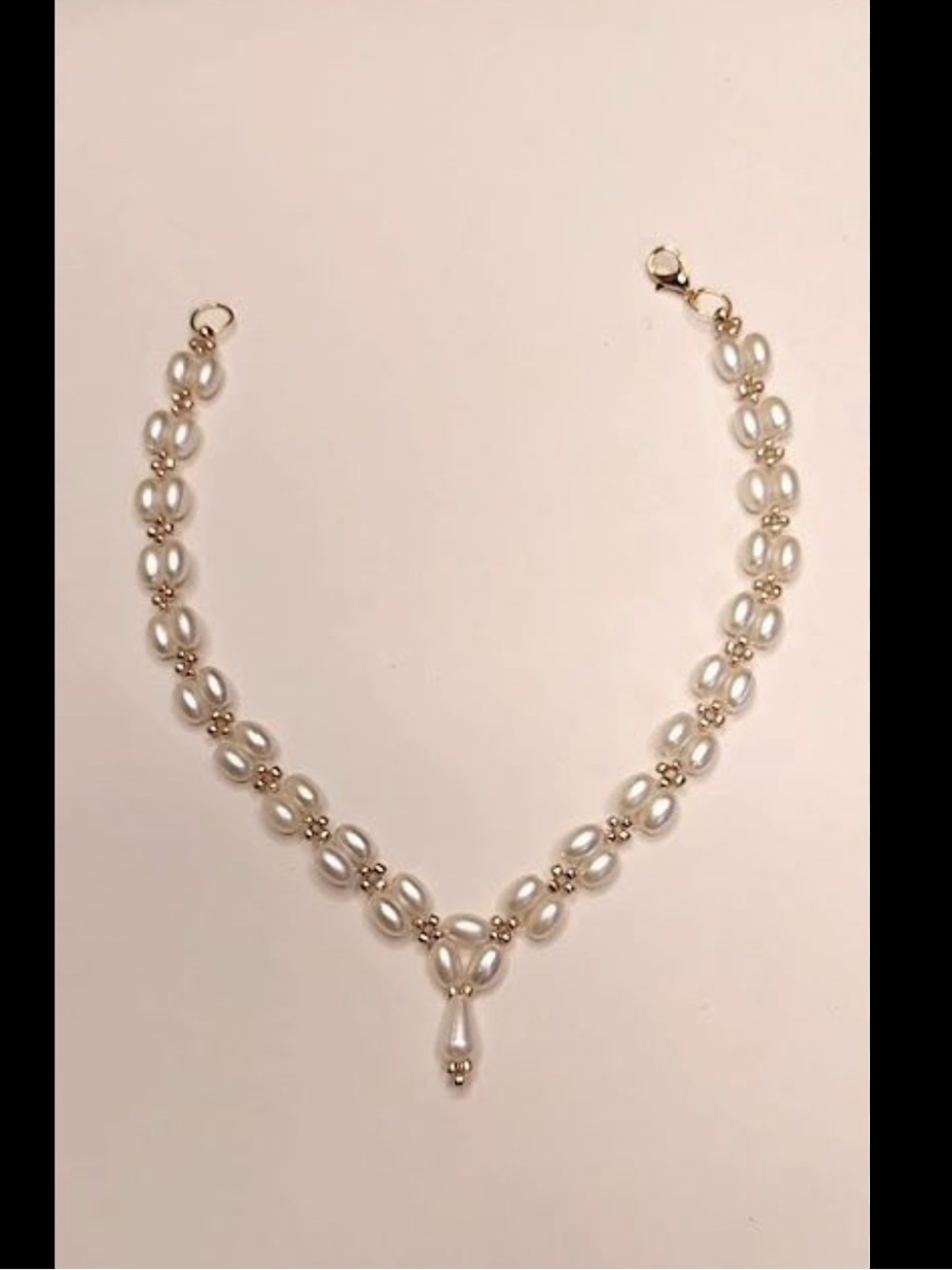 Authentic freshwater pearl necklace